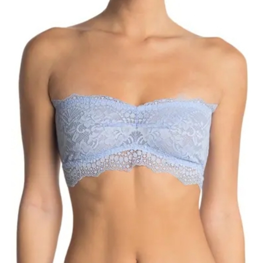 Free People Intimately Lacey Looks Bandeau X-Small Blue